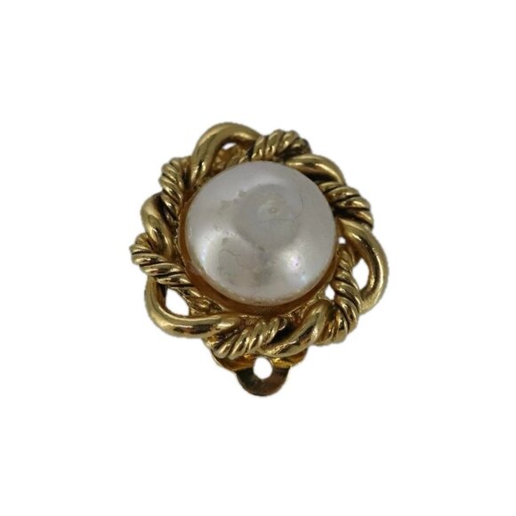 CHANEL Earring metal Gold CC Auth bs20026 - Picture 2 of 15